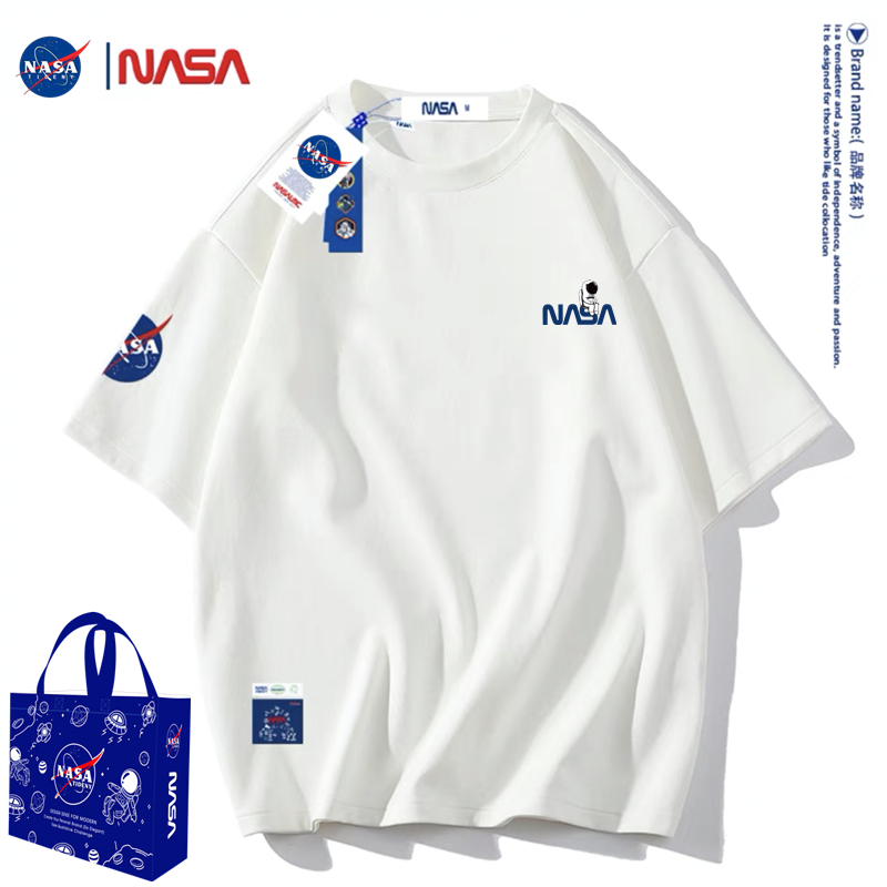 Áo thun đôi nam nữ Nasa Vũ trụ unisex tay lỡ from rộng và croptop  cotton Nasa space NAS117