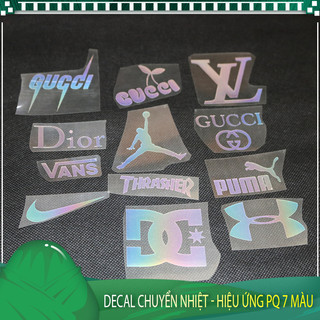 [Decal nhiệt] Hình ủi quần, áo Logo A3 hiệu ứng phản quang