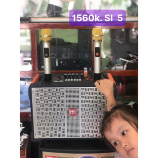 Loa Kẹo Kéo, Loa kéo 106  S88 THÁI  - 4.0v vân gỗ đa năng cỡ lớn cao cấp 2 miro 100w