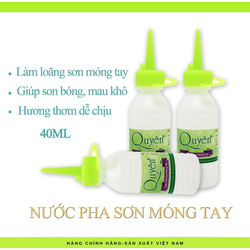 Nước pha sơn móng tay cao cấp 40ml