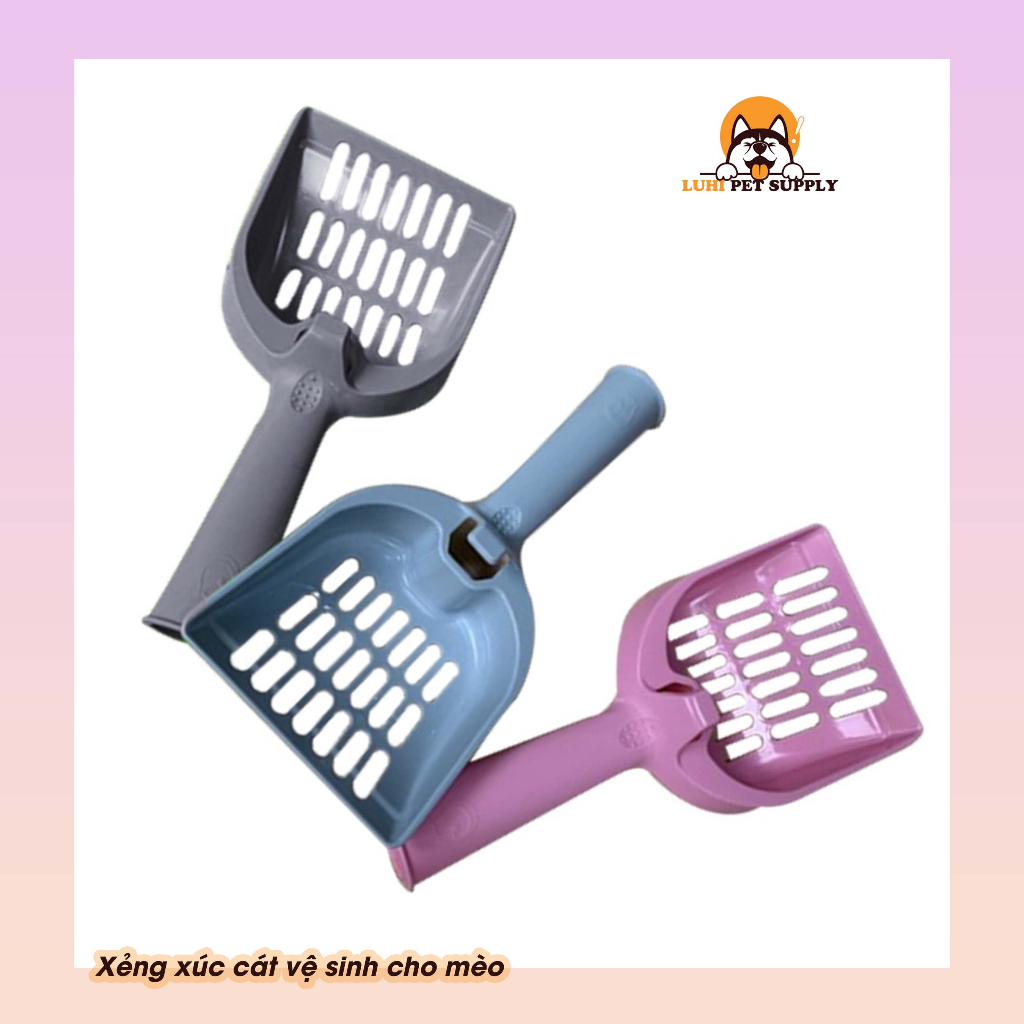Xẻng xúc cát vệ sinh cho mèo cao cấp, dày dặn