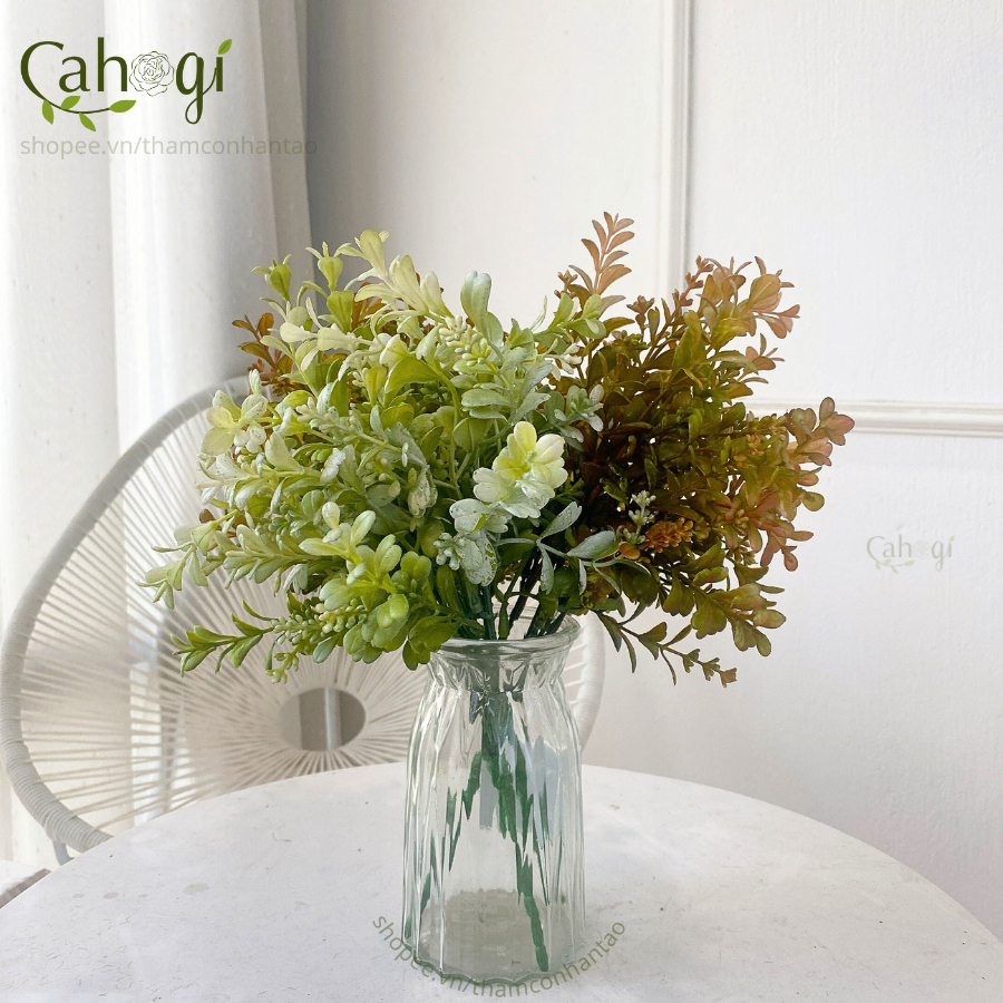 Cây nhựa PVC - Khuynh Diệp Bạch Đàn Trang Trí Lá To