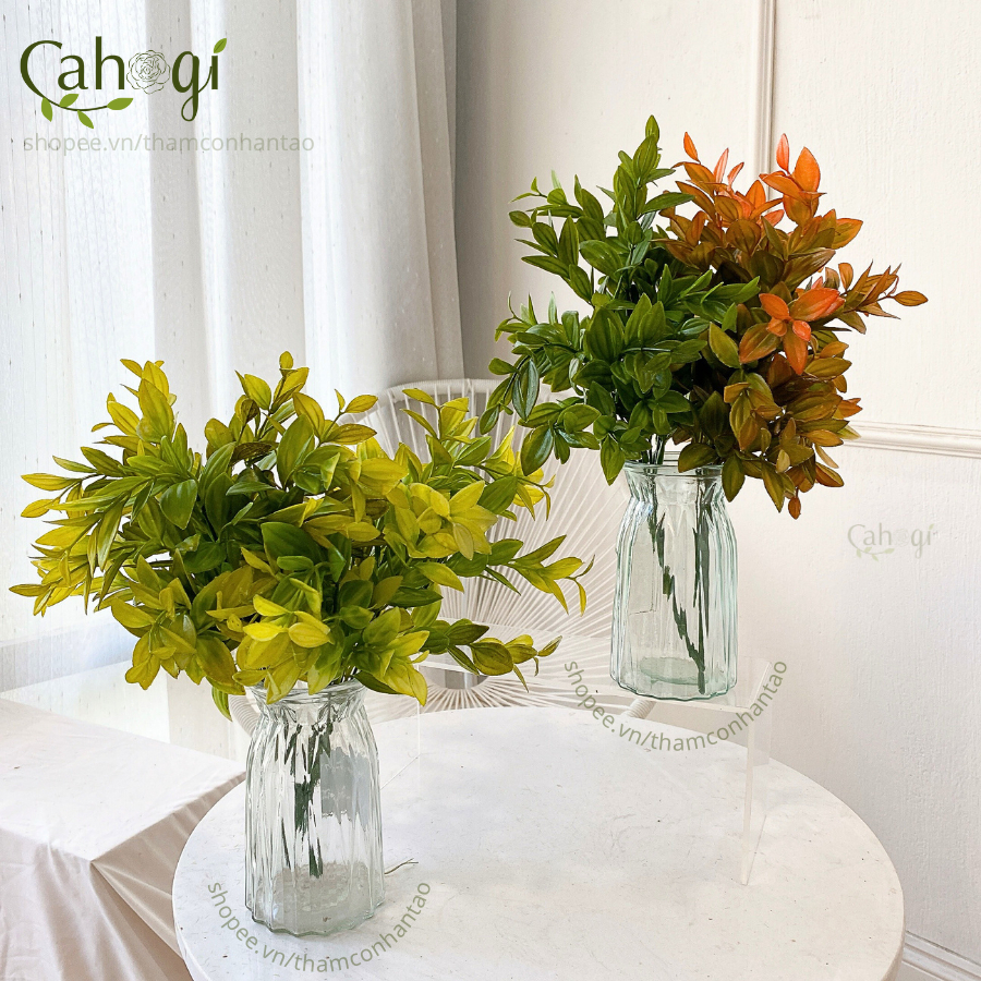 Cây nhựa PVC - Khuynh Diệp Bạch Đàn Trang Trí Lá To