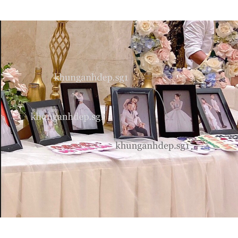 Khung ảnh 13x18 để bàn và treo tường cao cấp mặt kính đẹp giá rẻ.