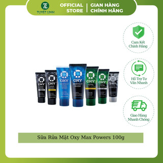 Sữa rửa mặt oxy max powers 100g