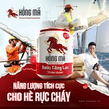 Nước tăng lực dược liệu Hồng Mã