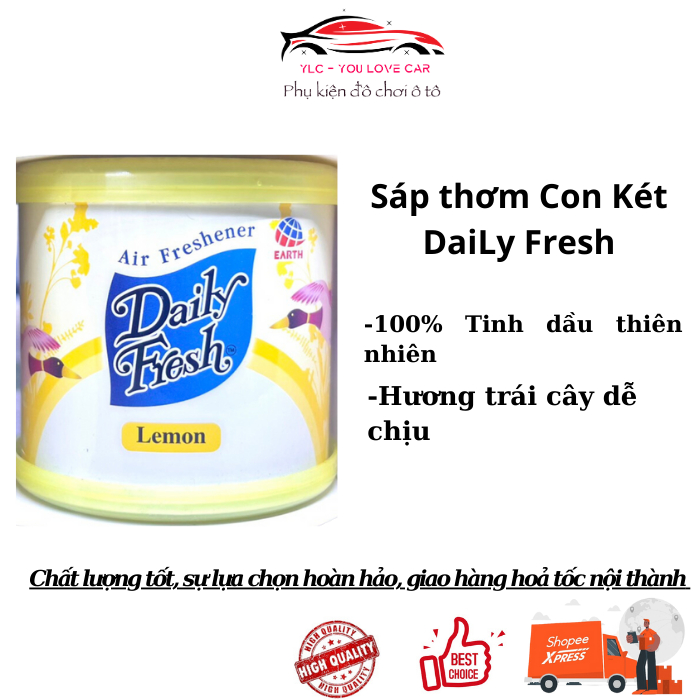 Sáp thơm con két DAILY FRESH cap cấp Thái Lan ô tô , xe hơi