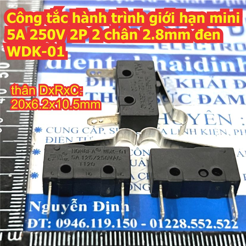 10 cái Công tắc hành trình giới hạn mini 6A 5A 250V 3P 2P 3/2 chân 4.8/2.8mm pcb SC7303 ST-10 WDK-01 KW4-3Z-3 kde7939