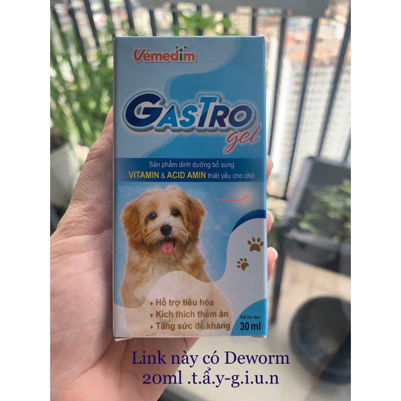 Gastro gel dinh dưỡng dành cho chó tiêu hoá kém - chai 30ml