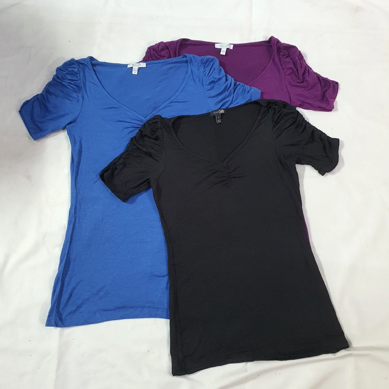 Áo thun nữ tay nhún