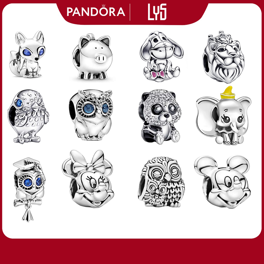 Charm bạc S925 Pandora bộ sưu tập Animals