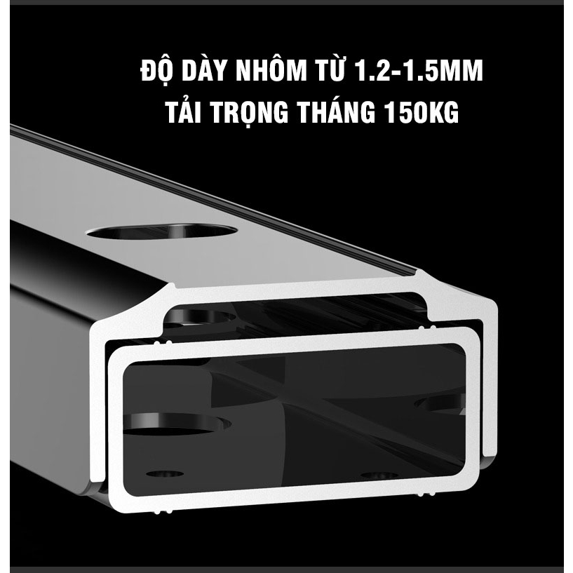 Thang Nhôm Gấp Đa Năng DIY MTL-44 chiều cao sử dụng tối đa chữ A 2.3m, chữ I 4.5m