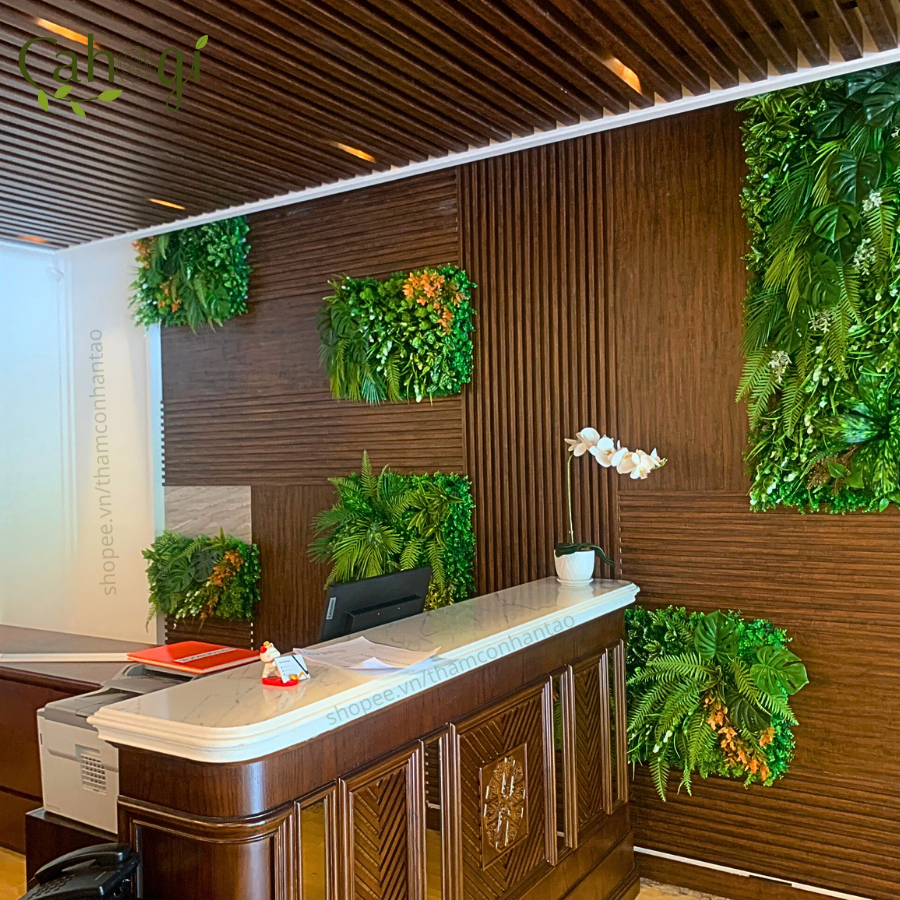 Cây nhựa PVC - Khuynh Diệp Bạch Đàn Trang Trí Lá To