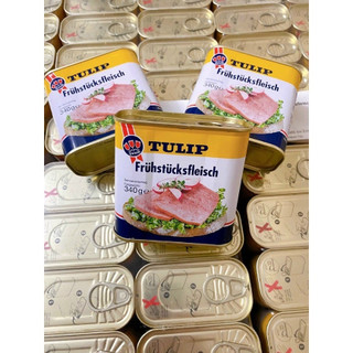 Thịt heo đóng hộp Tulip Frühstücksfleisch Hàng Đức 340g
