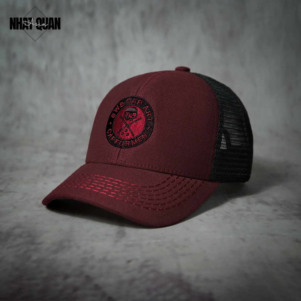 Mũ lưỡi trai nam BWB Cap Art kaki phối lưới cực chất - Nhật Quân Asia nhatquanasia