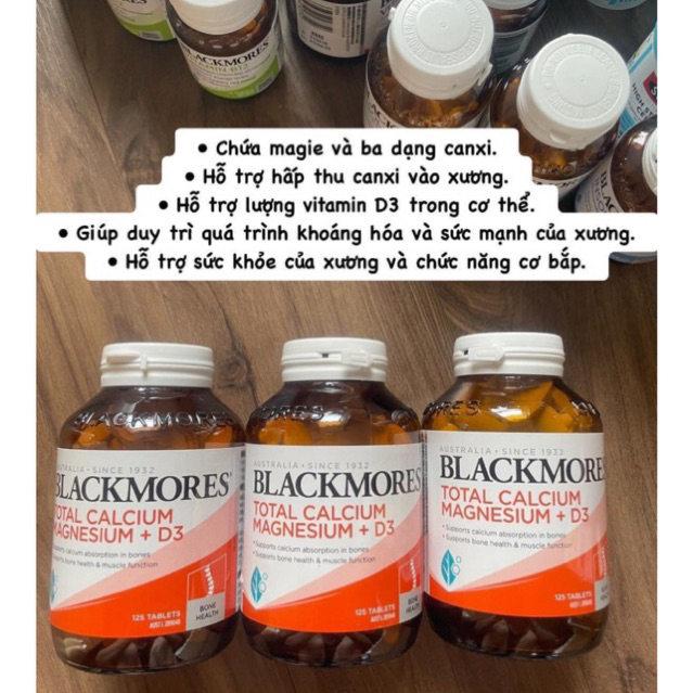 Blackmores Total Canxi Magiê + D3
