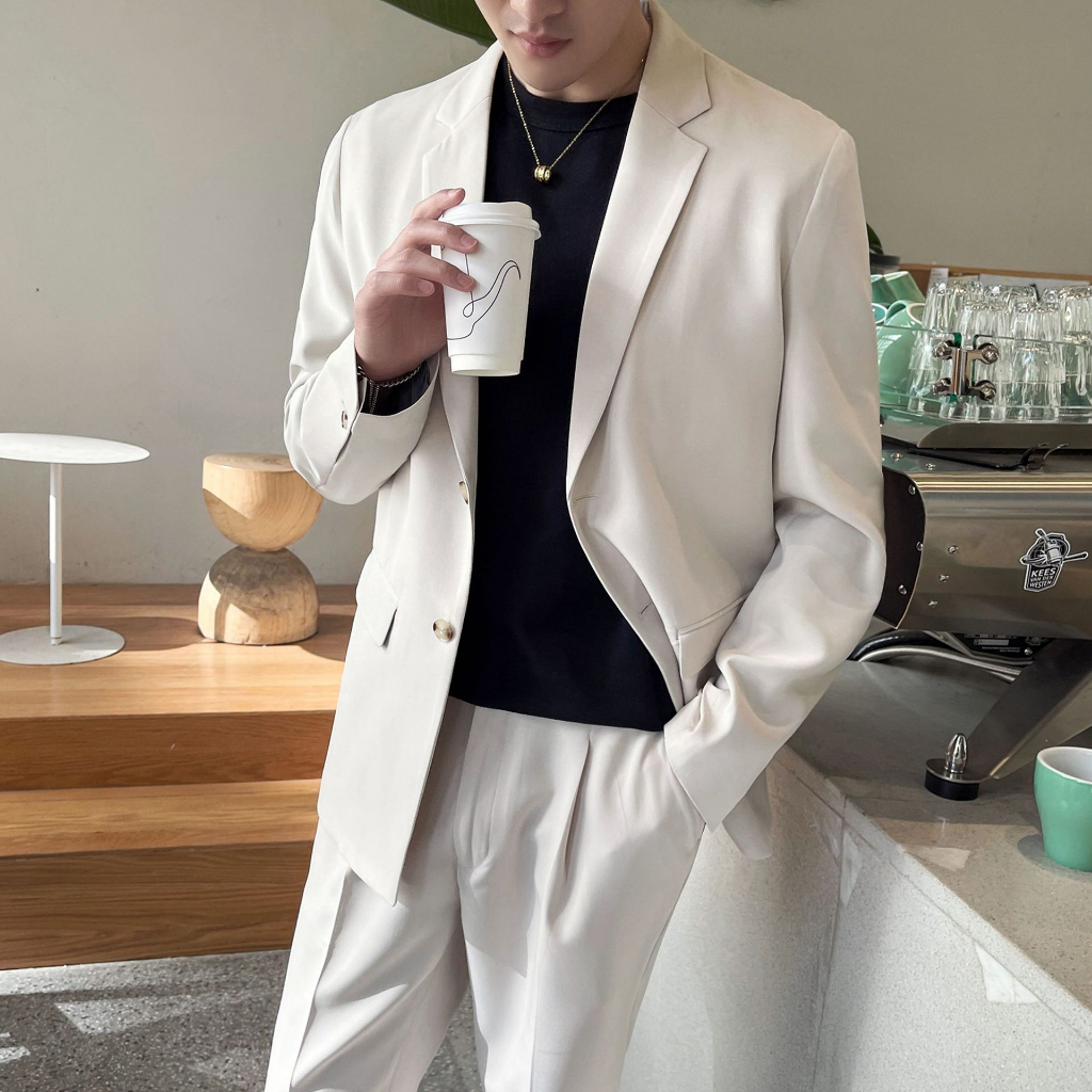 Áo Blazer Nam Giá Xưởng Dài Form Rộng, phong cách Hàn Quốc trẻ trung cá tính - JK0101