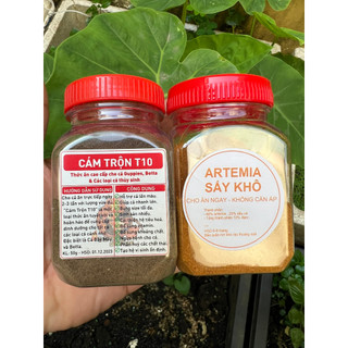 Artemia sấy khô & cám T10