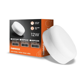 Đèn LED Panel ốp trần nổi tròn Nanoco tràn viền