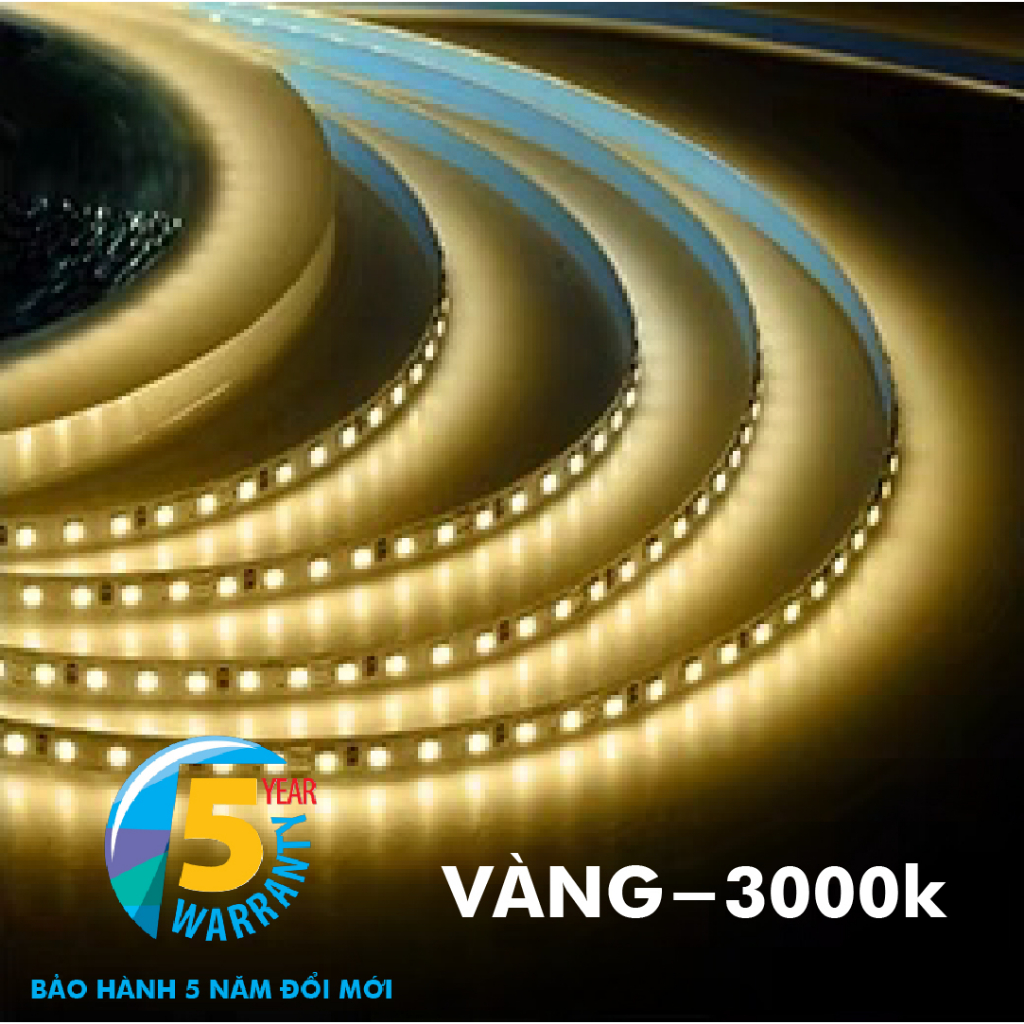 DÂY LED DÁN 12V - 120 /180/240/ 5M , CHỈ SỐ CHỐNG NƯỚC IP20 ÁNH SÁNG TRẮNG -TRUNG TÍNH-VÀNG - XANH -XANH LÁ