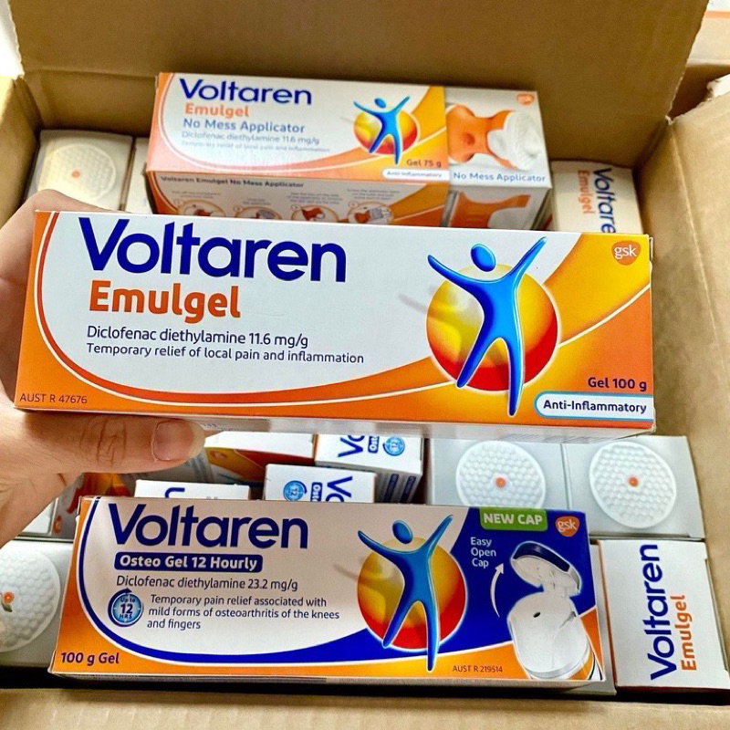 Voltaren Emulgel 100g - Gel bôi Giảm đau cơ khớp Úc