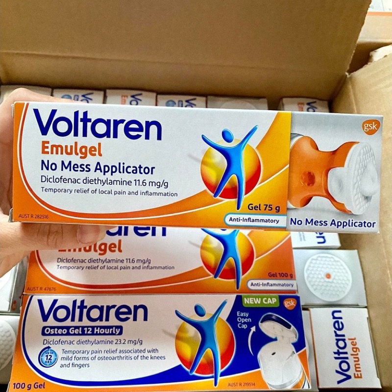 Voltaren Emulgel 100g - Gel bôi Giảm đau cơ khớp Úc