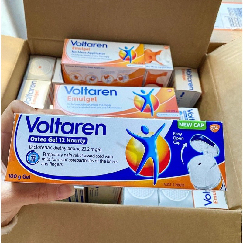 Voltaren Emulgel 100g - Gel bôi Giảm đau cơ khớp Úc