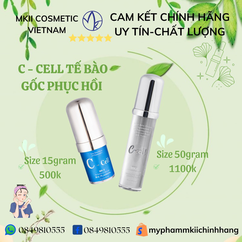 [CHÍNH HÃNG] C-CELL Tế bào gốc MKII COÓMETICS