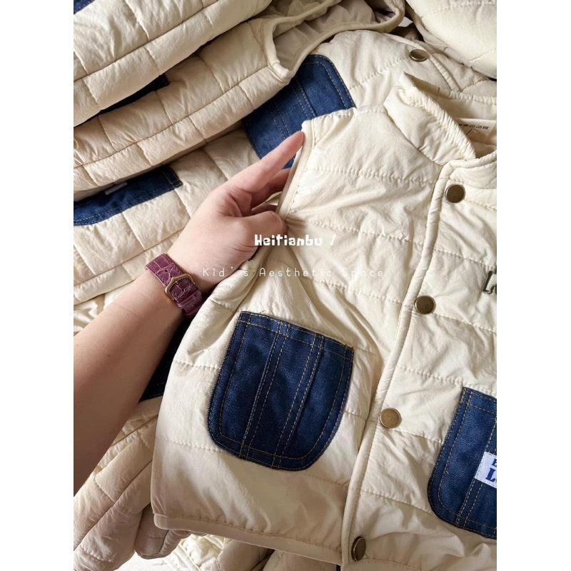 Áo khoác phao gile Kid QCCC