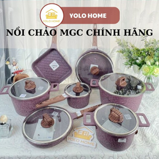 Nồi Chảo Chống Dính MGC Chính Hãng Màu Tím Granit, Đun Mọi Loại Bếp