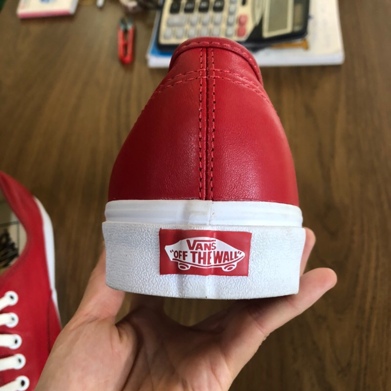 Giày Vans piercing racing red box thay thế