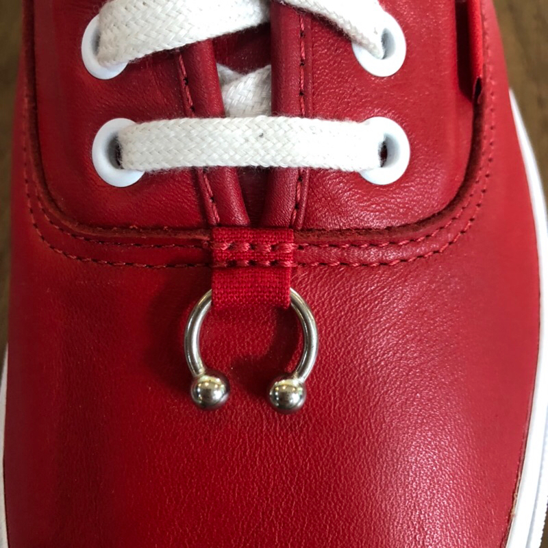 Giày Vans piercing racing red box thay thế