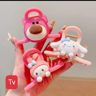 Kẹp tóc gấu dâu và thỏ dễ thương cho bé