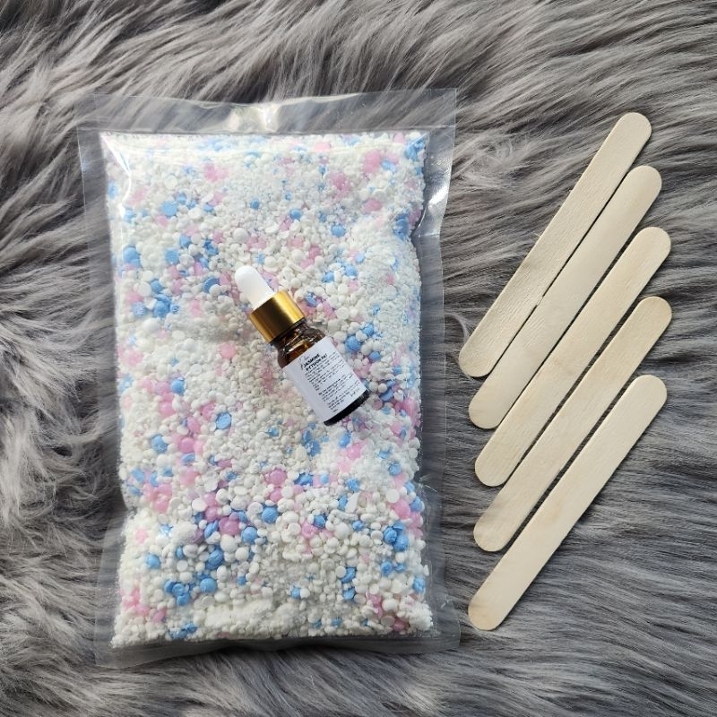 1kgSáp vụn sáp wax lông loại 1 sàng vụn tặng kèm que gỗ