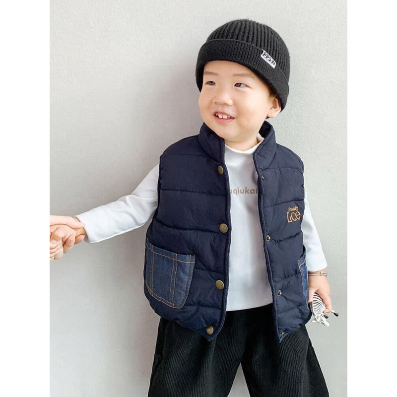 Áo khoác phao gile Kid QCCC