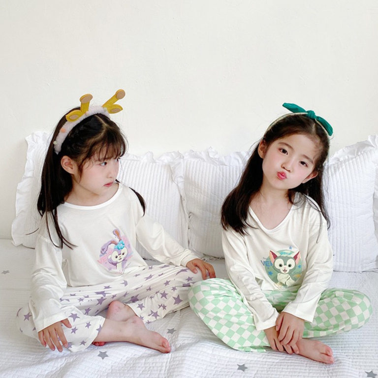 Bộ Hoạ Tiết Động Vật Đáng Yêu Thu Đông TD10476/ Bộ Hè A149 Cho Bé Gái - Jumping Beans Official Store