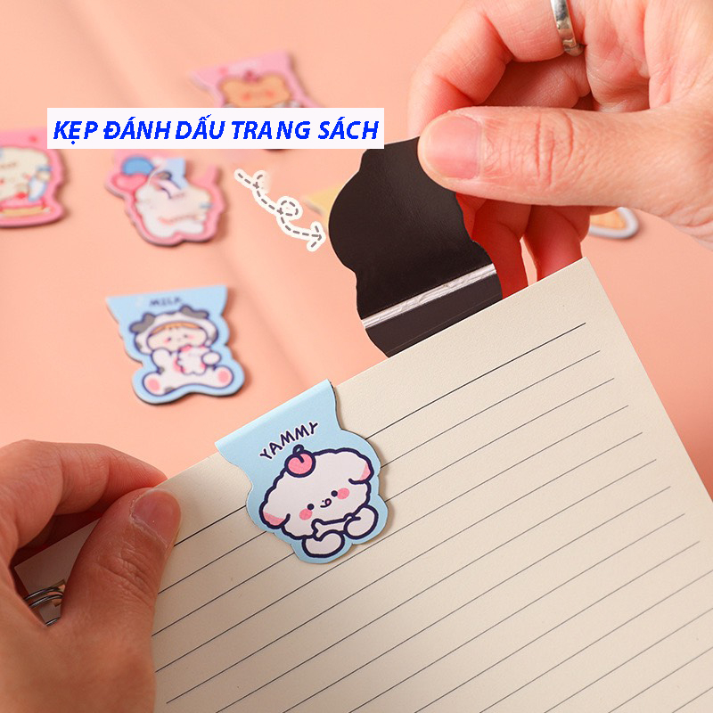 Kẹp Đánh Dấu Trang Sách Miếng Chặn Trang Giấy Nam Châm, Phụ Kiện Trang Trí Sách