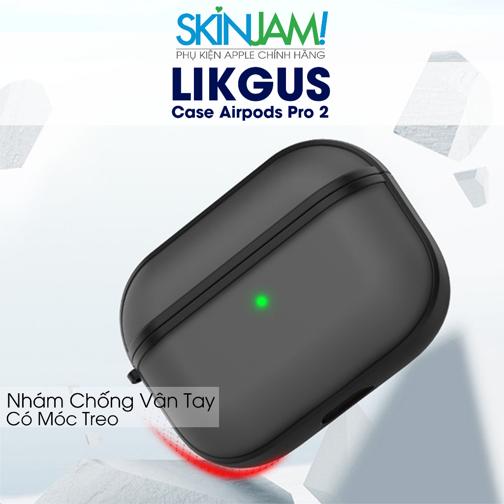 Vỏ Case Airpods Pro2/Airpods  3/ Airpod 1/ Airpod 2/ Airpod Pro  LIKGUS Nhám Mờ Chống Vân 5 Màu Chính Hãng Linkgus