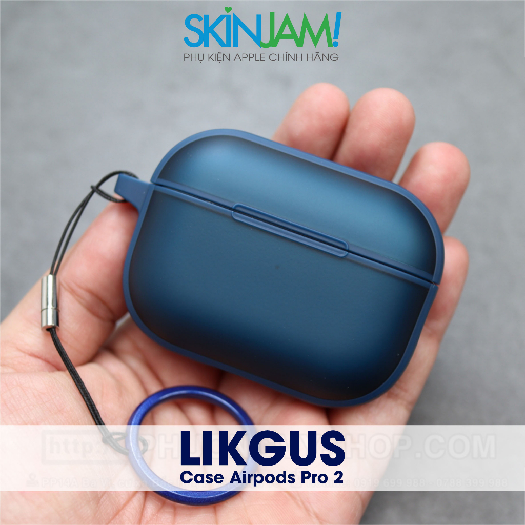 Vỏ Case Airpods Pro2/Airpods  3/ Airpod 1/ Airpod 2/ Airpod Pro  LIKGUS Nhám Mờ Chống Vân 5 Màu Chính Hãng Linkgus