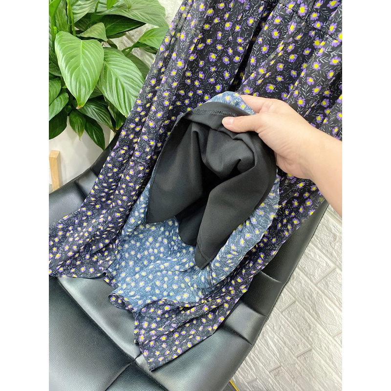 Đầm voal hoa nhí