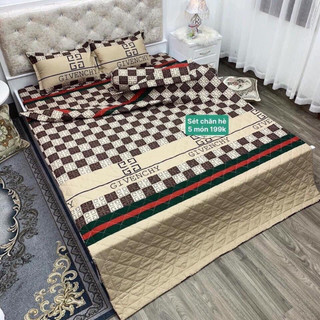 set 3 món 1 ga 2 gối polycotton