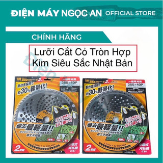 Lưỡi dao cắt cỏ tròn hợp kim nhật bản nigita siêu sắc - lưỡi dao phát cỏ