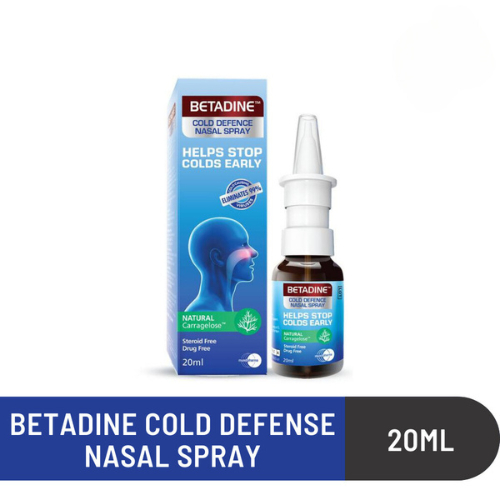 [Date 02/ 2026] Xịt mũi giảm cam cum người lớn Betadine CF Nasal Spray 20ml - Hàng công ty