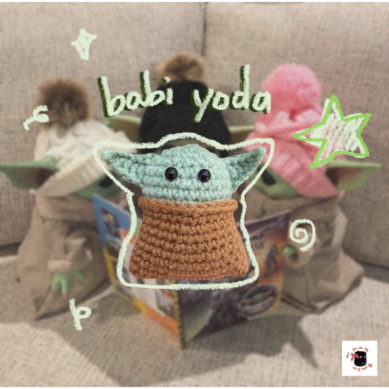 ( ✌︎'ω')✌︎keychain| móc khoá babi yoda star wars✨💫