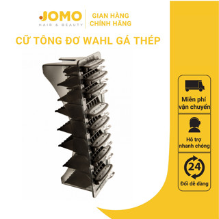 Combo 8 cữ tông đơ Wahl gá thép chính hãng nhập khẩu từ Mỹ - Jomo Hair & Beauty