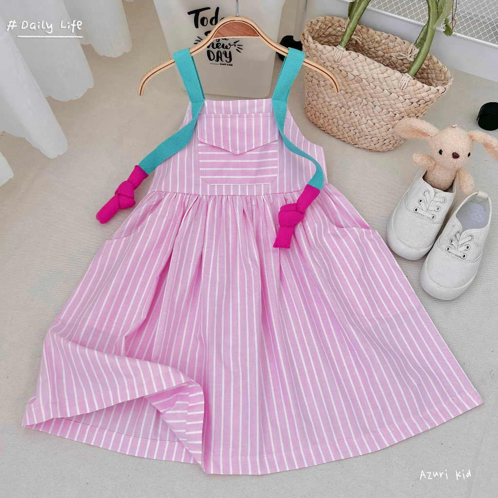 Váy dây thắt nút ZUNKIDS