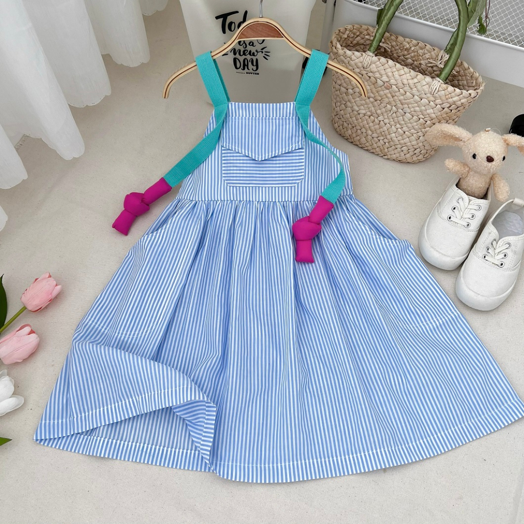 Váy dây thắt nút ZUNKIDS