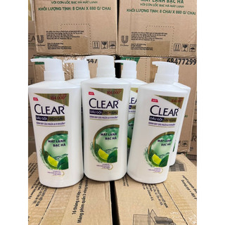 Dầu Gội Clear 880ml Bạc Hà