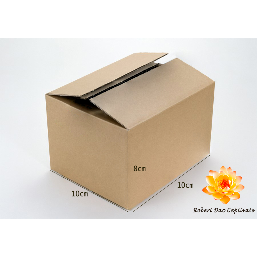 100 hộp Carton 10x10x8 [ĐẶT <=400SP/ĐH]