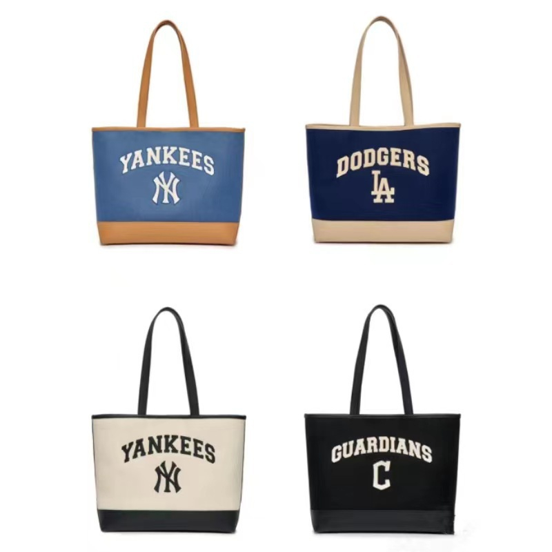 [HÀNG LIKEAUTH]Túi Tote MLB Dáng Thuyền Basic Canvas Bản To
